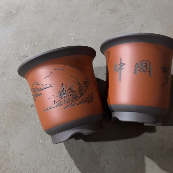 紫砂花盆紫砂花盆破损补发