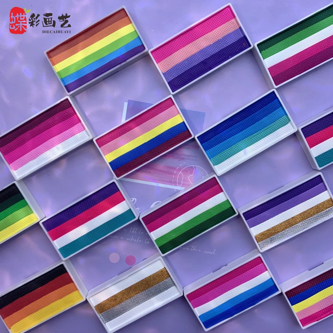 水溶性专用珠光新手入门彩绘初学者工具套装儿童彩绘画脸人脸颜料