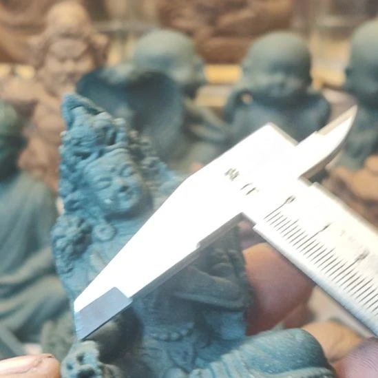 泥塑蓝药师香方绿度母香塑微瑕