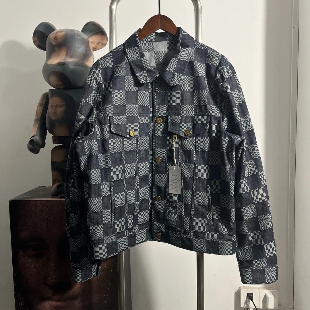 99新 LouisVuitton/路易威登 棋盘格牛仔外套AA0506尺码：44胸围60