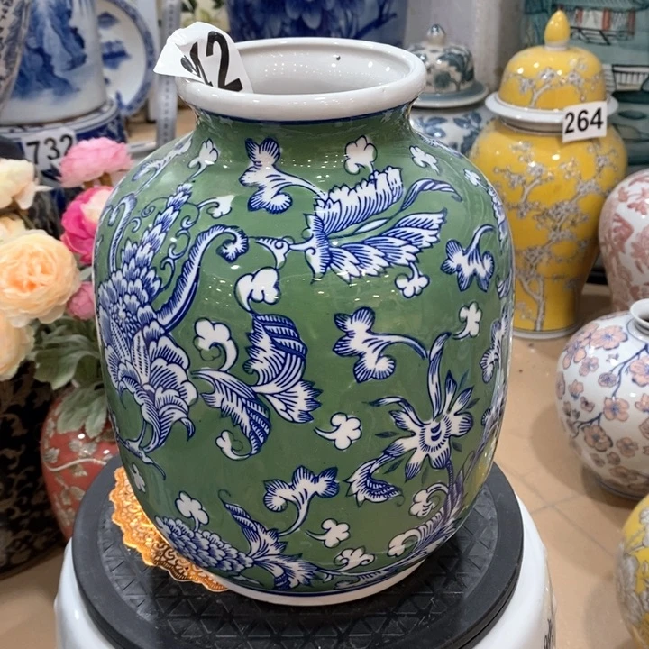 【闪购商品】摆件梦*青花瓷陶瓷花瓶摆件