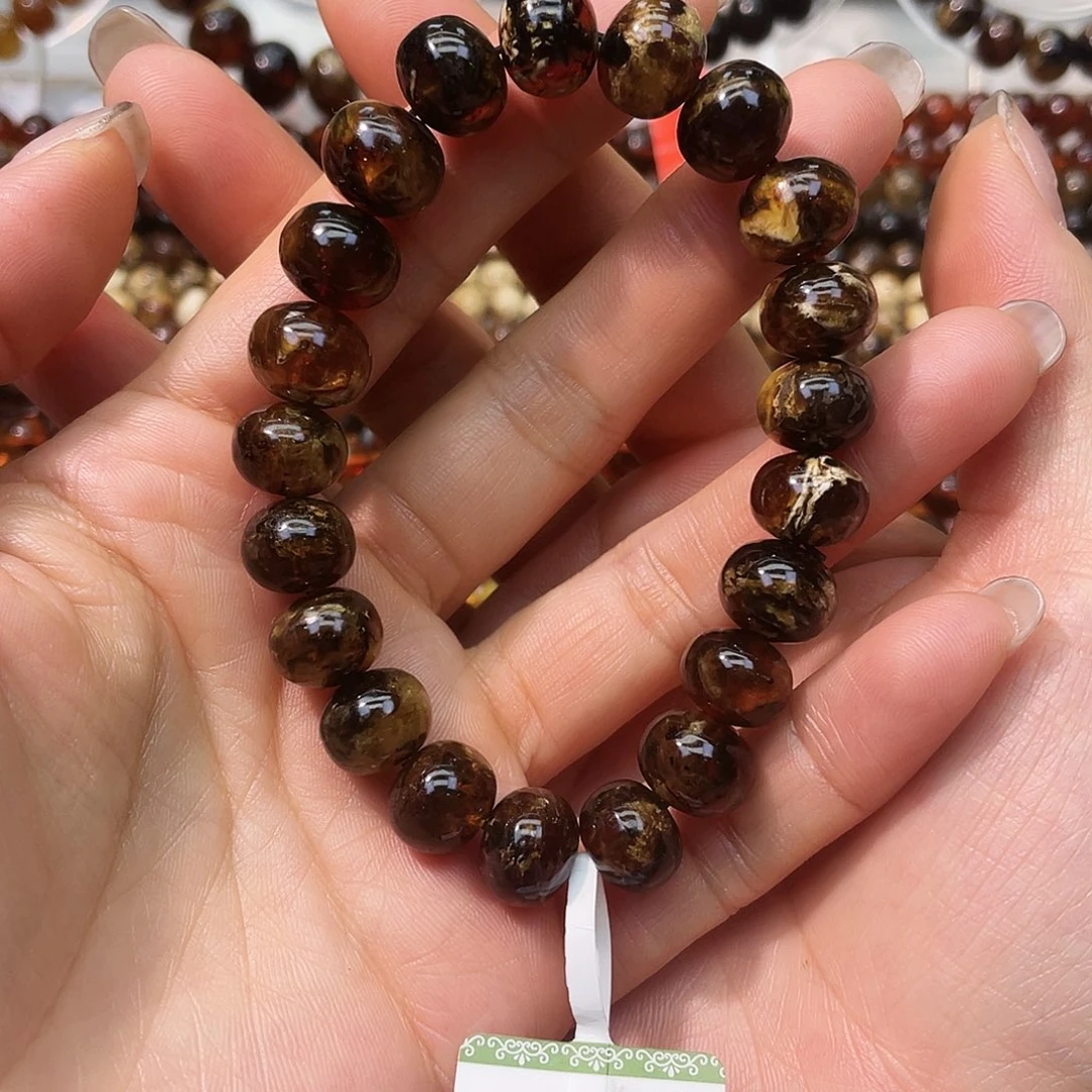 琥珀未镶嵌裸石抚顺琥珀11+