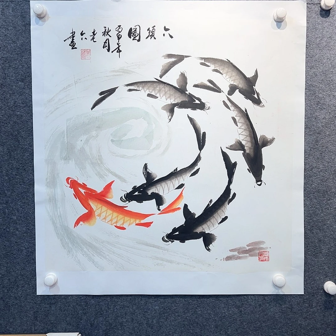 国画纯手绘系列画心