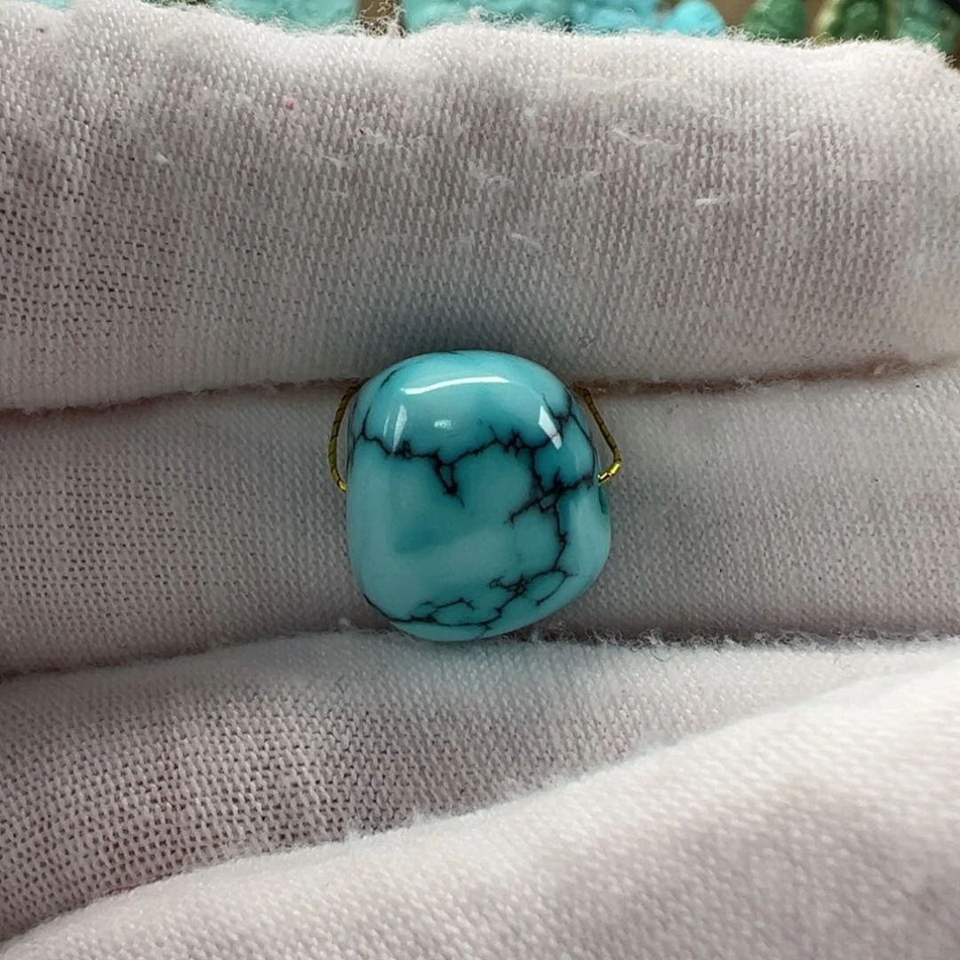 未镶嵌绿松石随形13mm