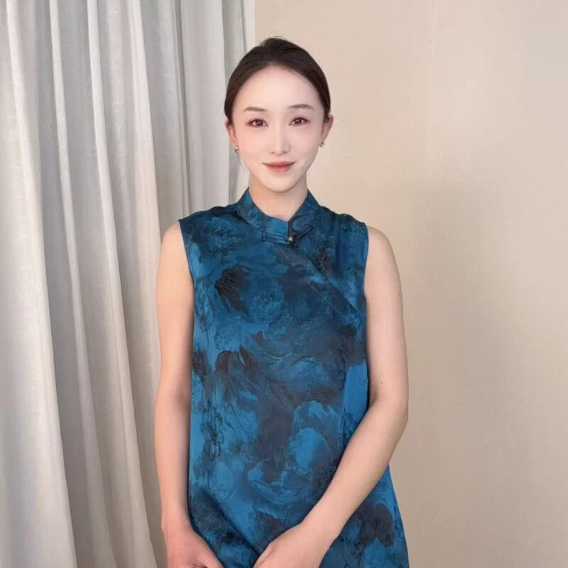 【雀羽】2025春夏改良国风新中式奥黛款小衫HS