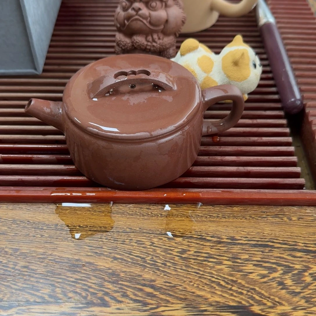 茶杯紫砂平底汉瓦