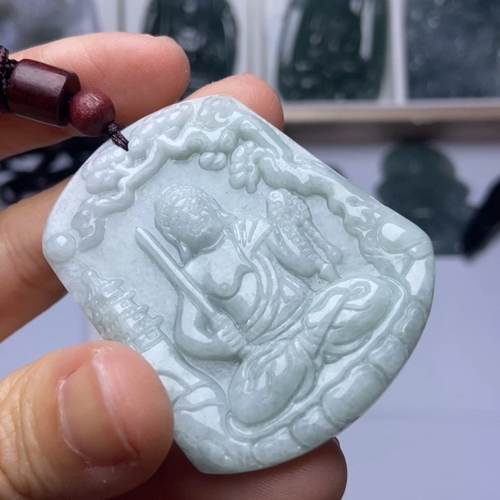 翡翠未镶嵌挂件翡翠