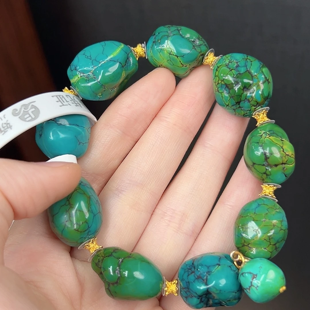 未镶嵌绿松石珠宝奇石