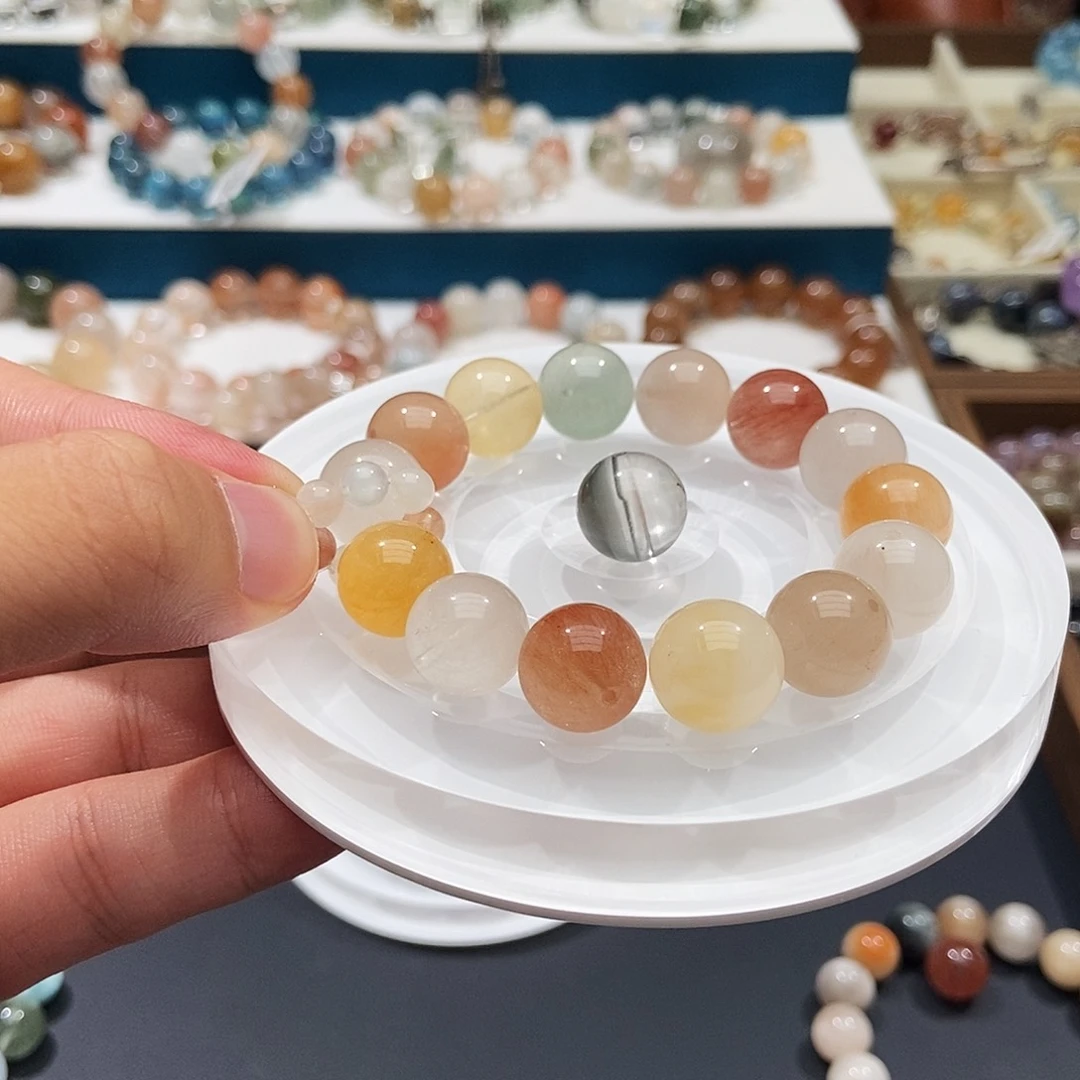 A***ฅ水晶手链未镶嵌水晶定制