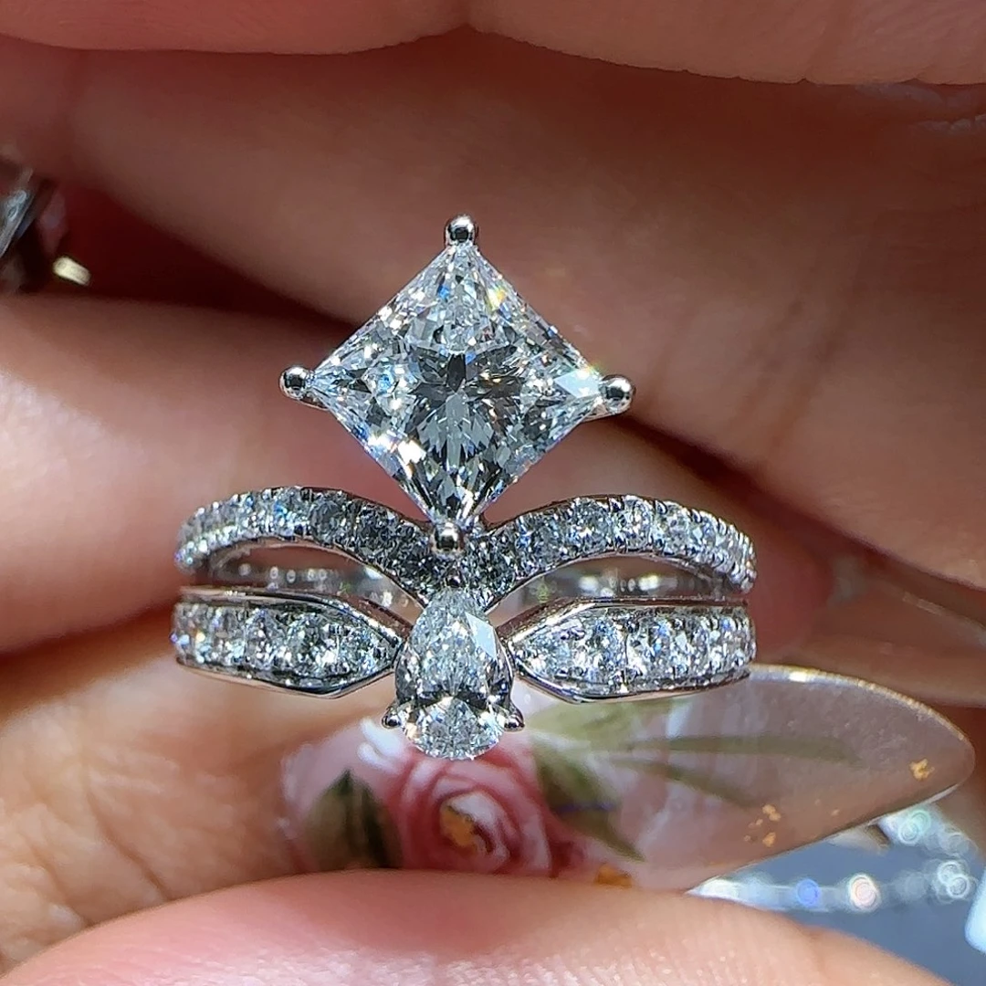 【闪购商品】实验室培育钻石18K金镶嵌@@00026695