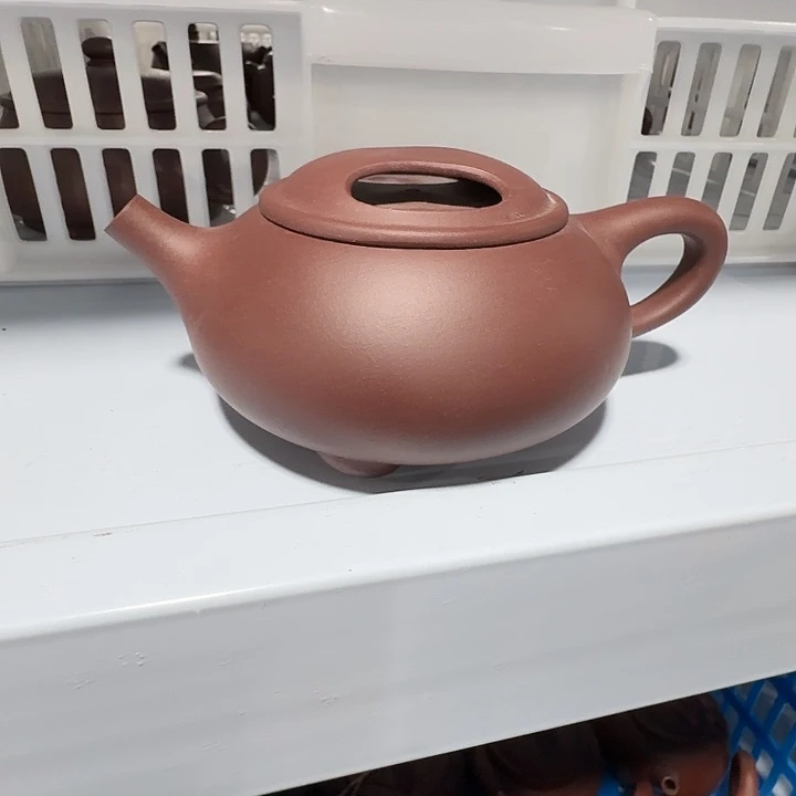 半***宽紫砂茶壶宜兴紫砂茶壶