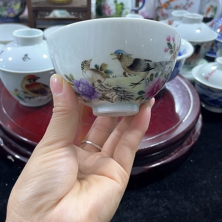 景德镇陶瓷手绘主人杯