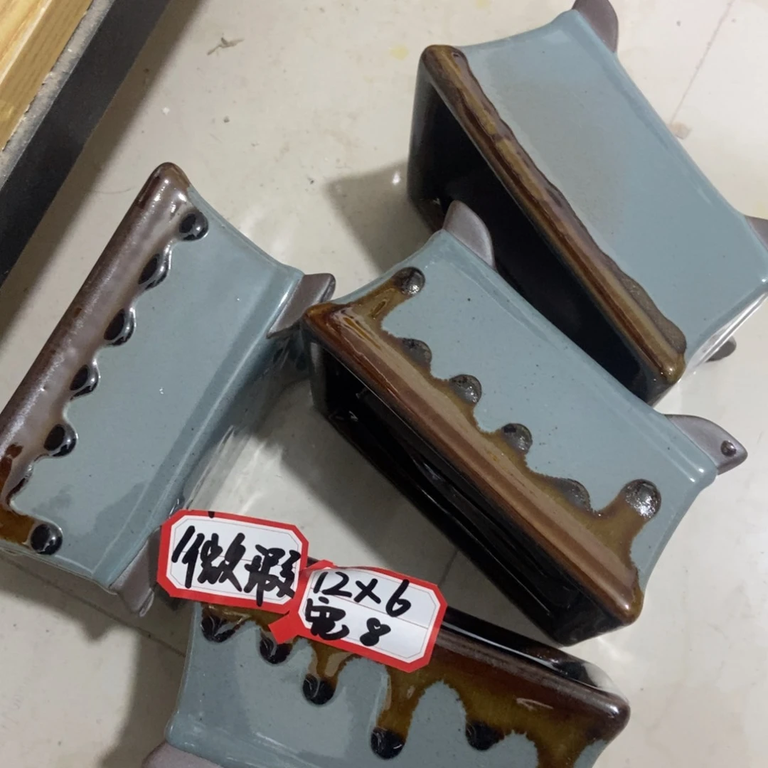 红陶高温陶瓷花盆