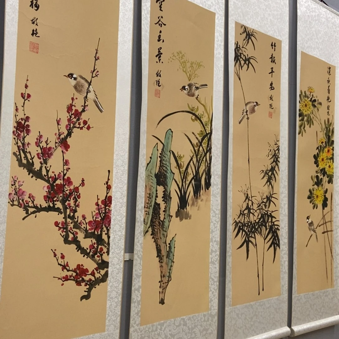 国画老师手笔手绘作品w