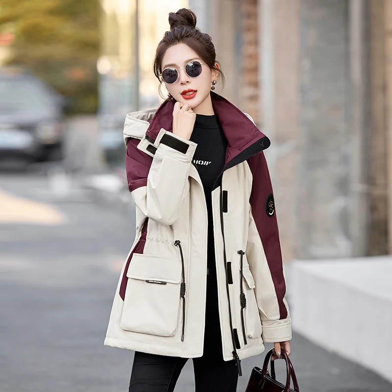 20252025年冬季冬装加绒加厚韩版潮流派克服时尚潮流