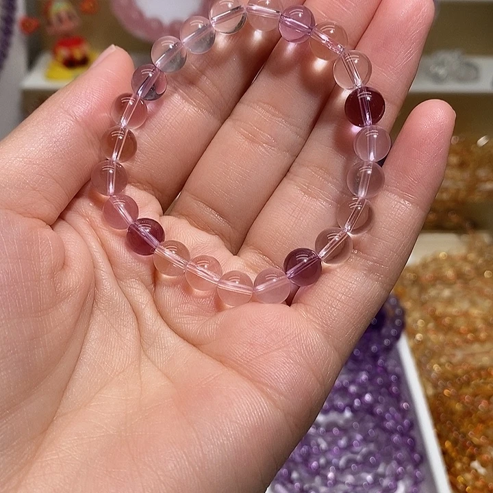 水晶未镶嵌手链天然水晶手链