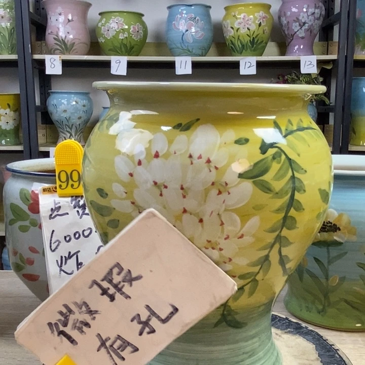 景德镇高温陶瓷花盆