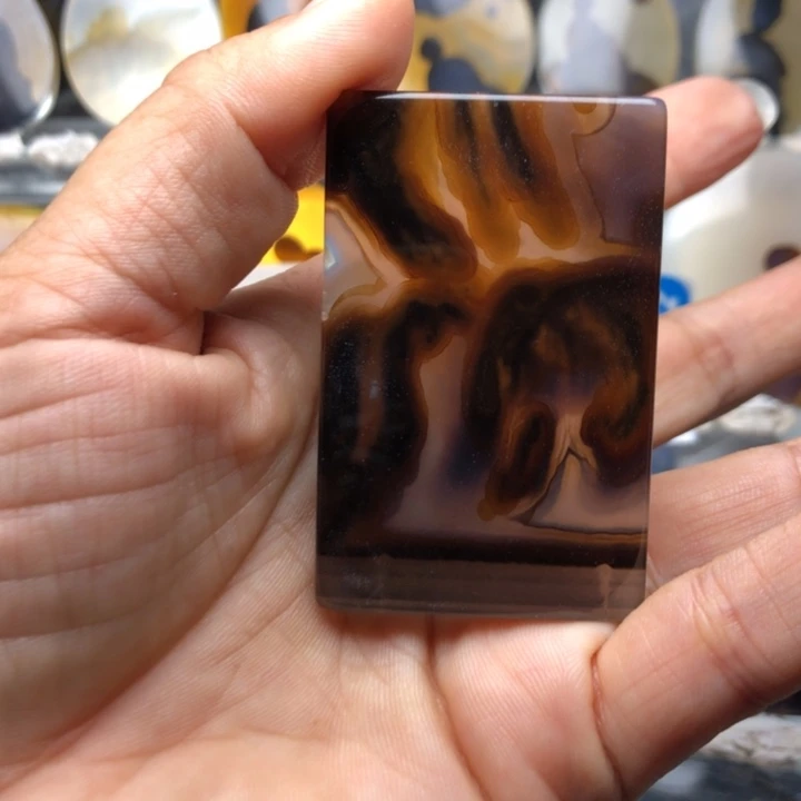 合金玛瑙/玉髓珠宝奇石221有瑕