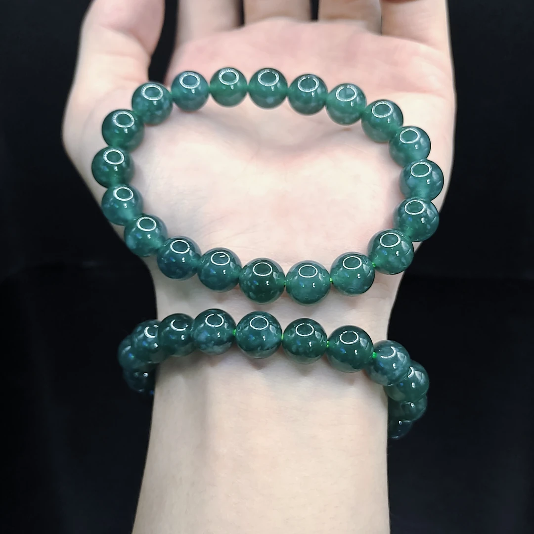 【李想精选】翡翠单圈手串GS【多样性发其一】约9mm+