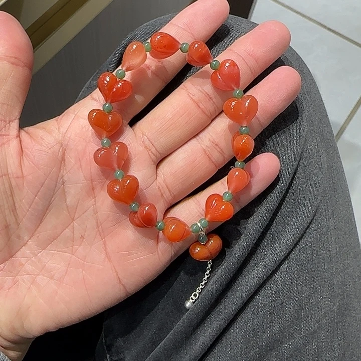 南红玛瑙未镶嵌颈饰