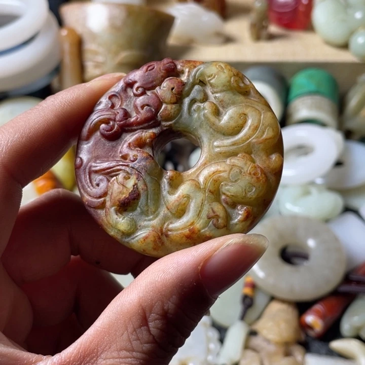 和田玉未镶嵌吊坠(不含链)