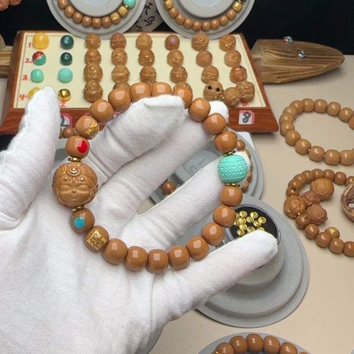 猴头核桃手串秋*?全品老型猴头手串私人订制