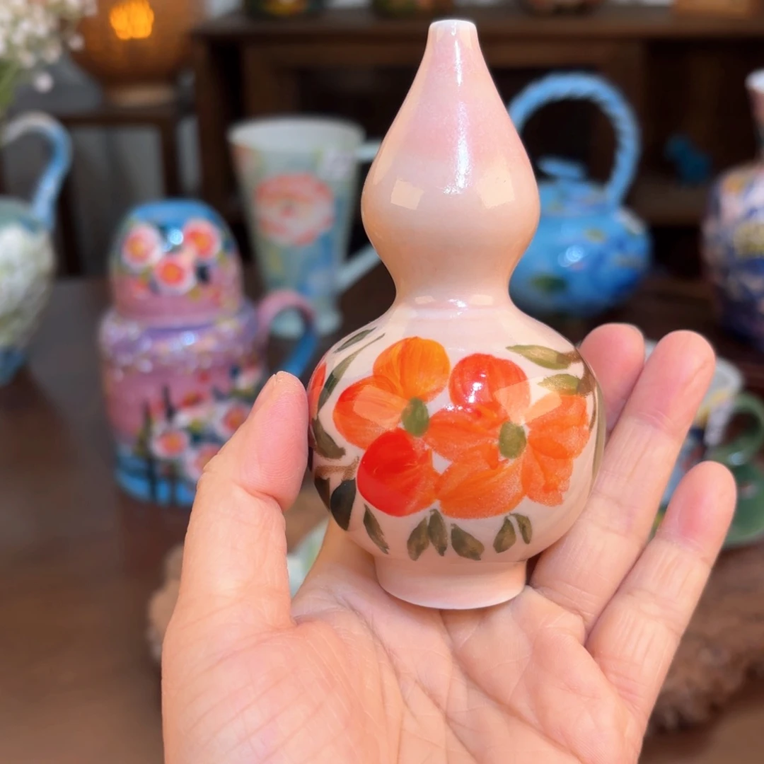 景德镇手绘高温釉下彩陶瓷茶具