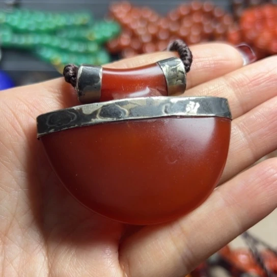 玛瑙/玉髓颈饰未镶嵌林*林