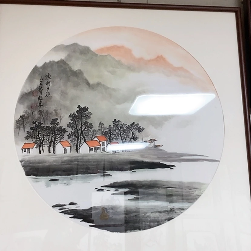 【闪购商品】国画手绘国画带框72.72