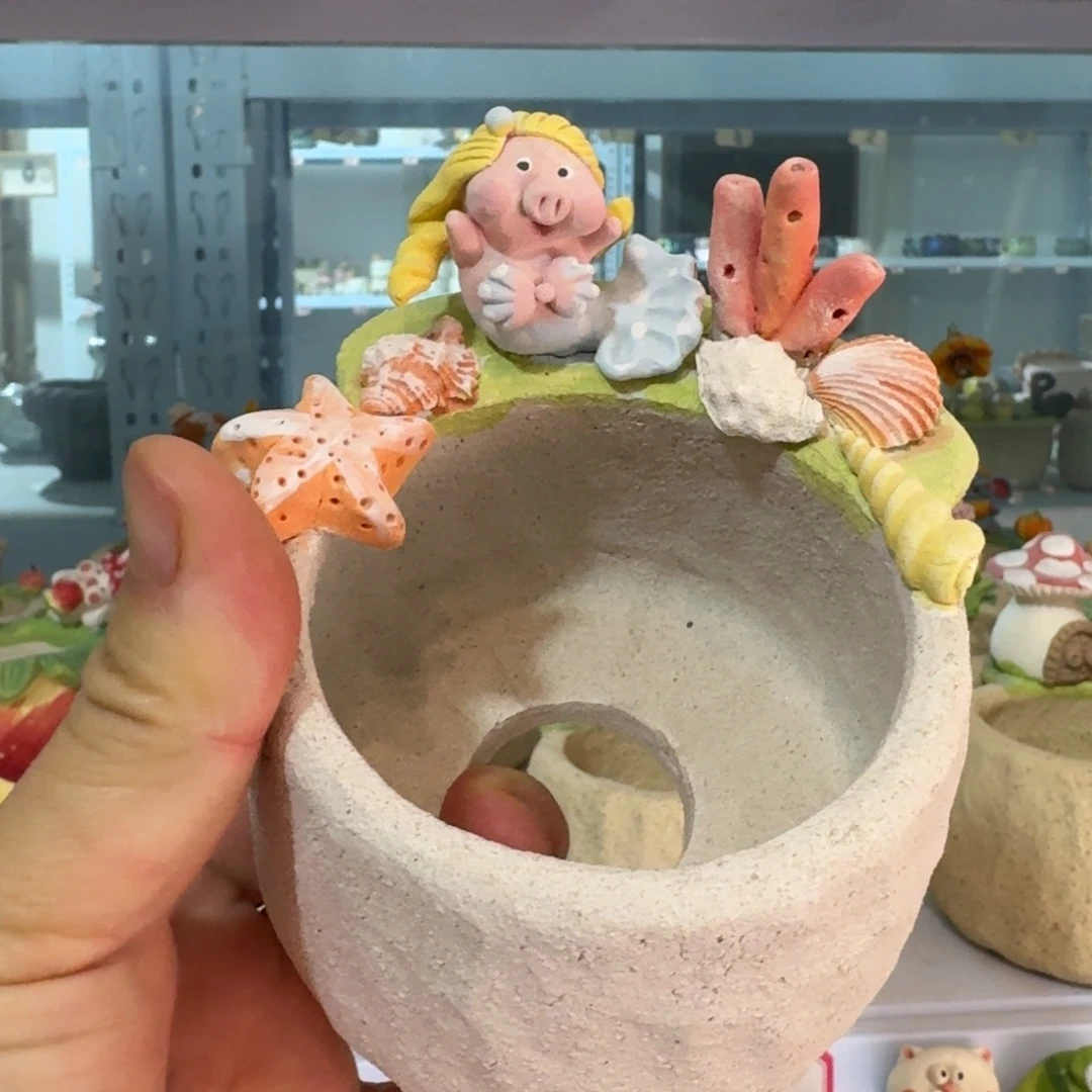 厂家直销手工花盆摆件