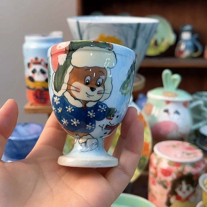 陶景德镇釉下手绘陶瓷