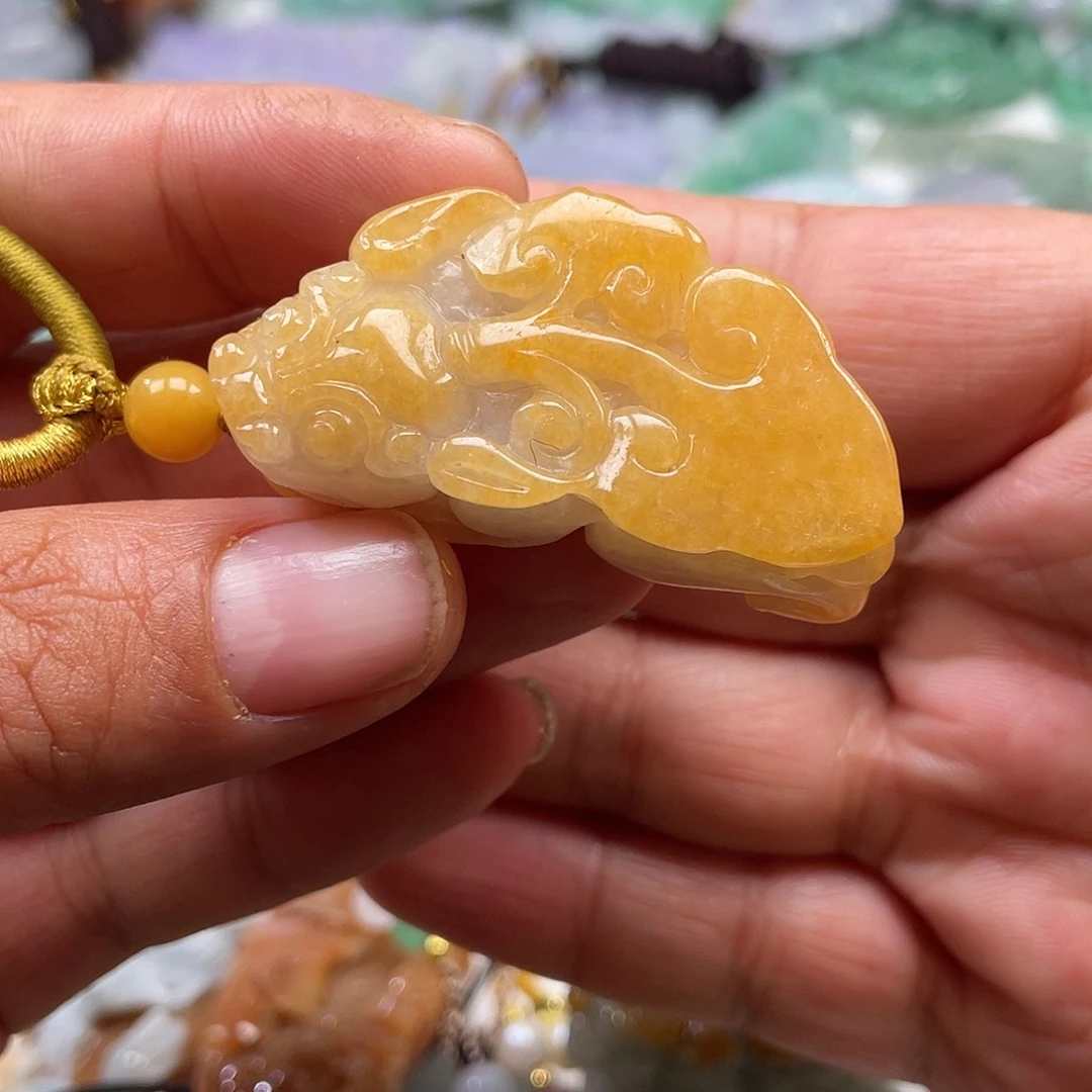 颈饰未镶嵌翡翠翡玉缘翡翠