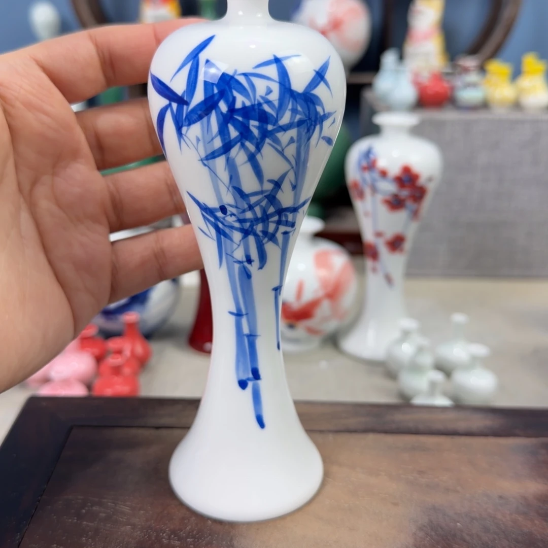陶瓷手工小花器摆件