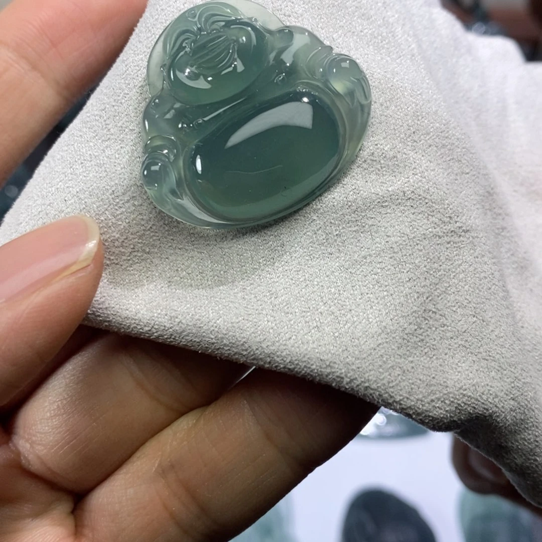 定制翡翠未镶嵌佛公