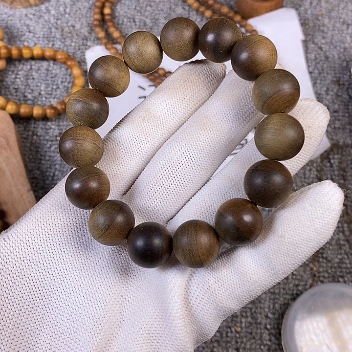 檀香木手串/手链老山檀香阴沉1.5圆珠