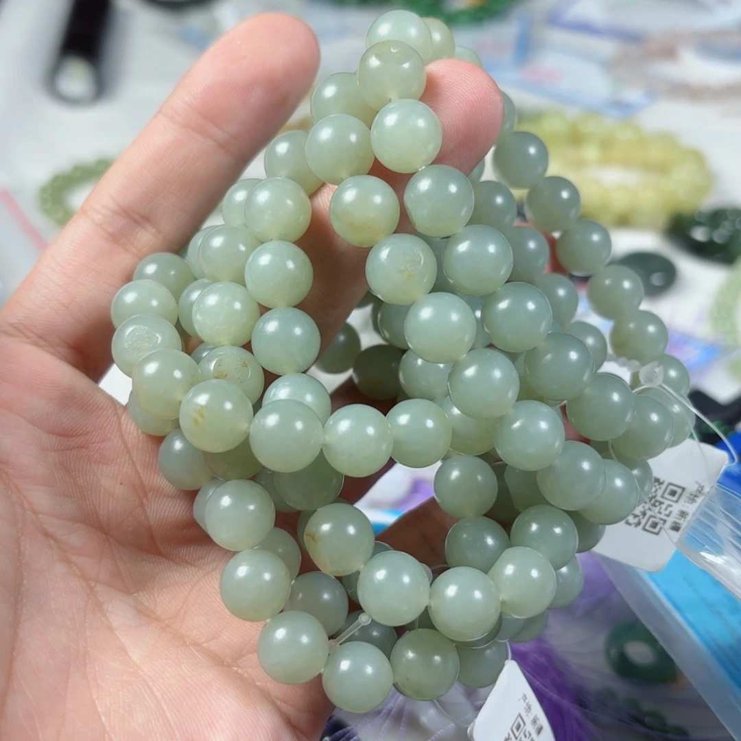 和田玉手链拍一发一多样性未镶嵌