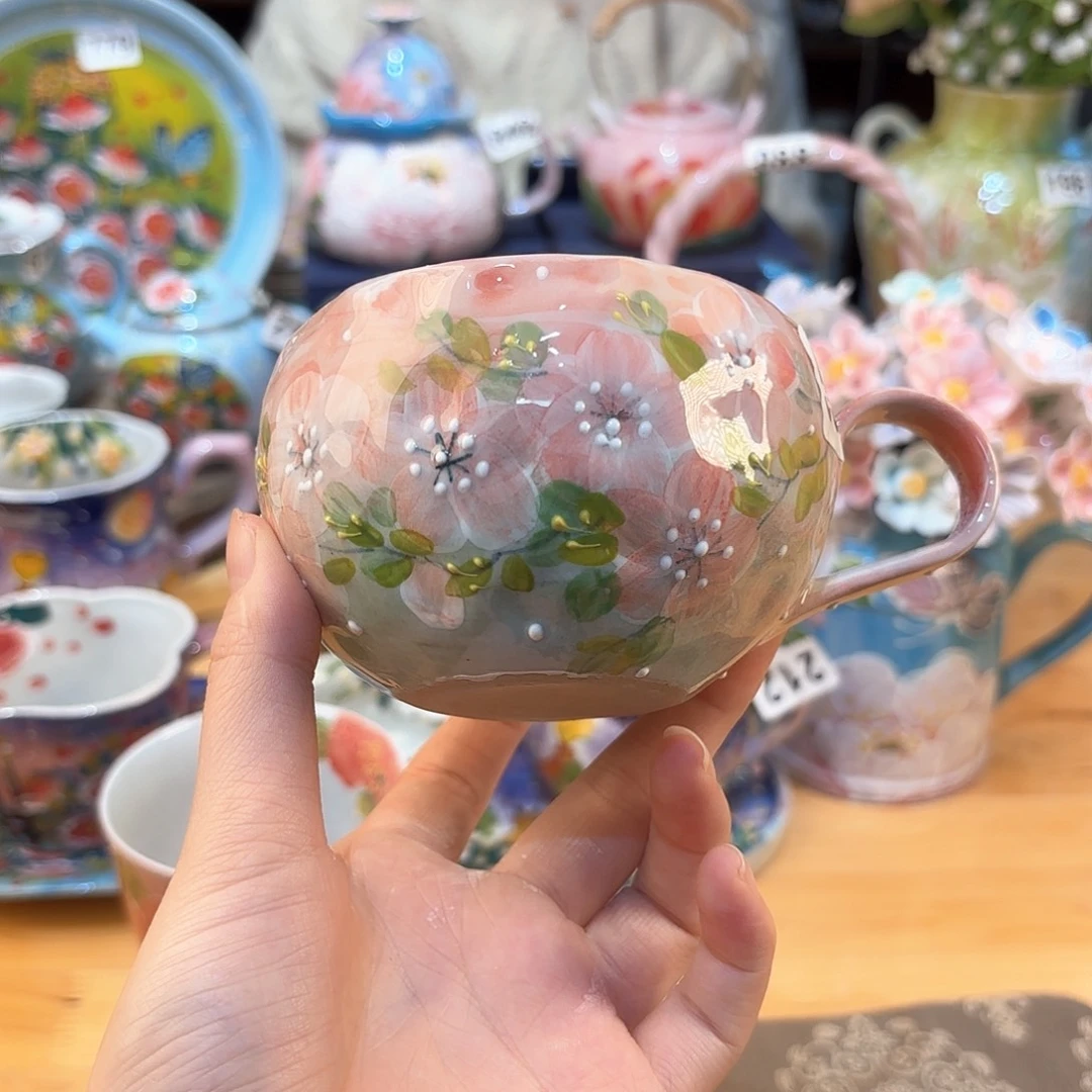 景德镇手绘高温釉下彩陶瓷茶具