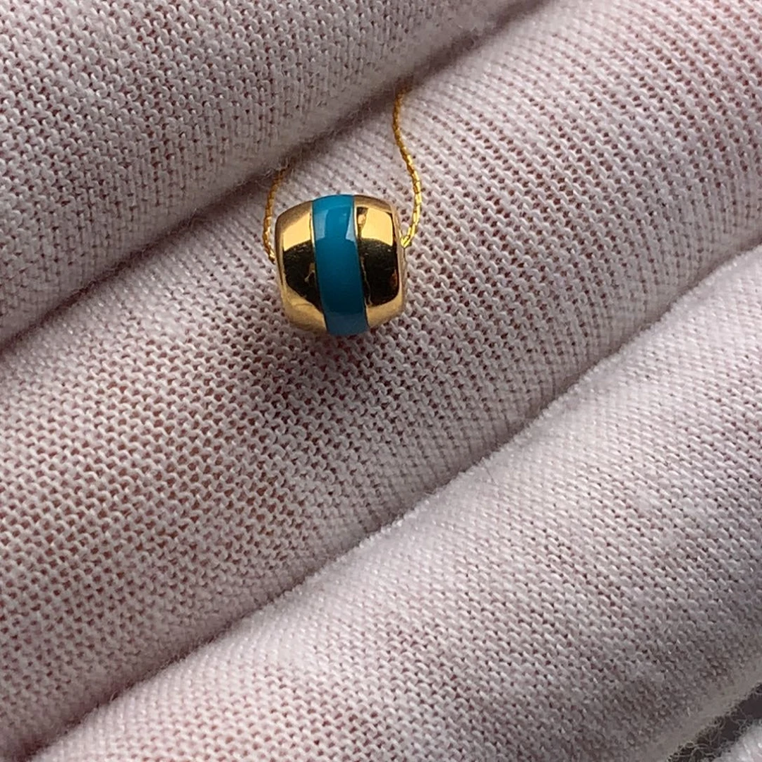 绿松石18K金镶嵌绿松石