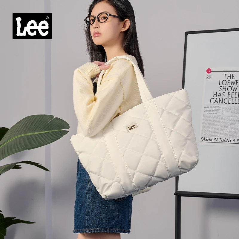 【云朵包】Lee新款托特包女生大容量单肩包大学生通勤上课包包女款