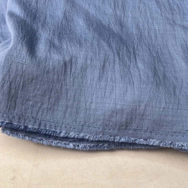 浅蓝色苎麻2米。