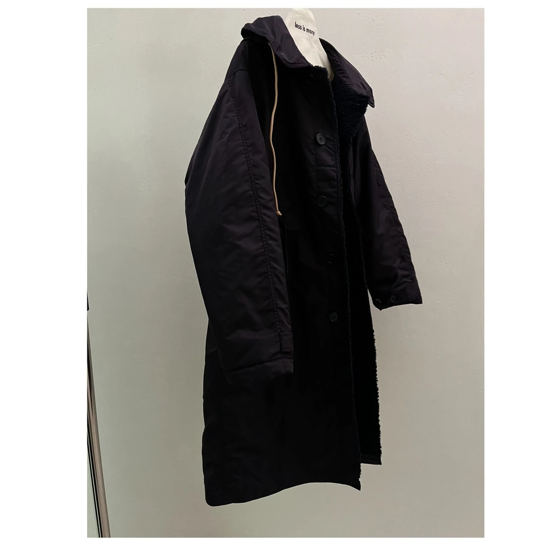 【中长款】紫色双面外套 J24M673