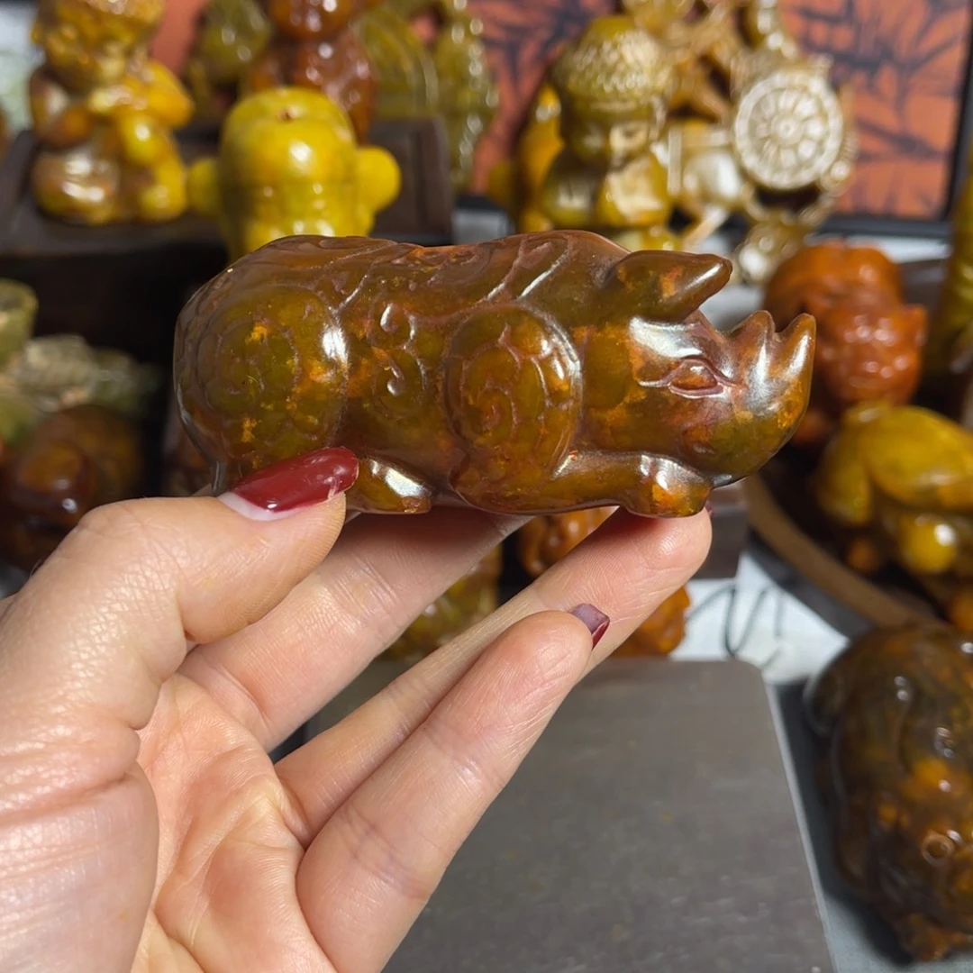 蛇纹石玉合金颈饰
