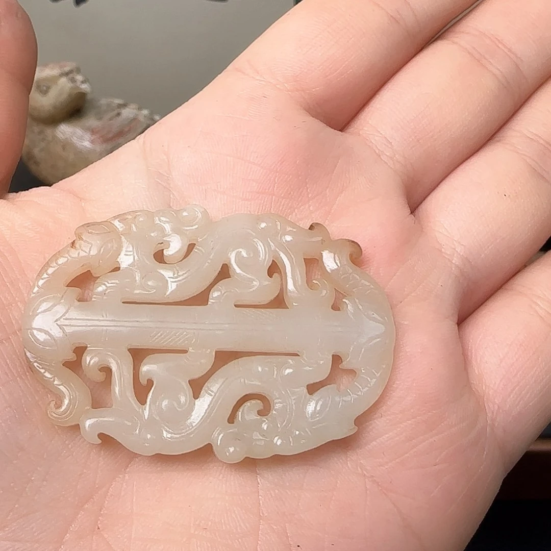 和田玉车挂未镶嵌勿*