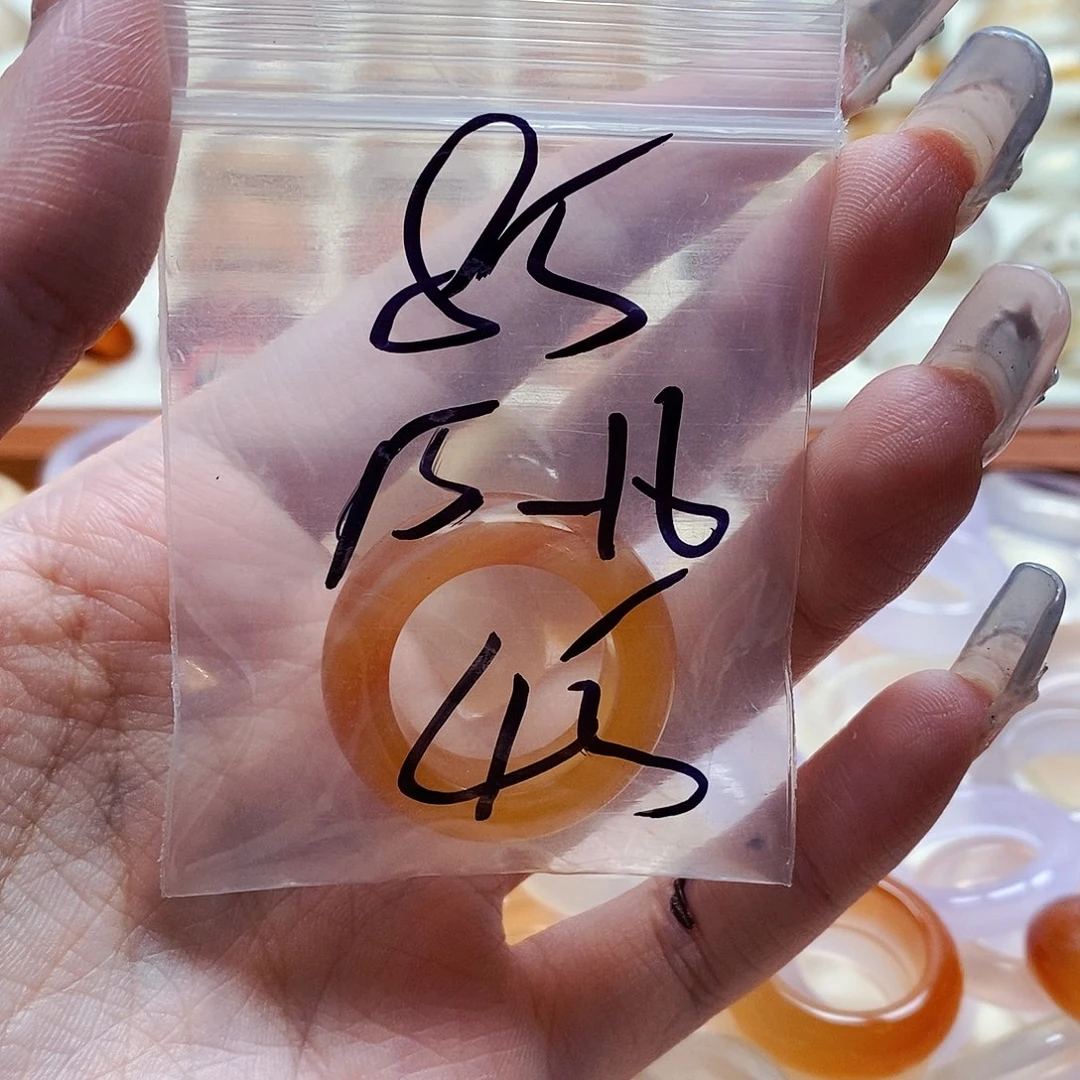 玛瑙/玉髓戒指未镶嵌