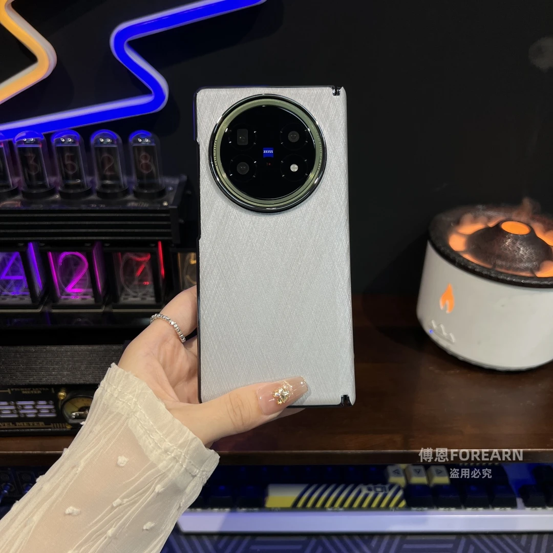 适用于vivoxfold5手机壳xfold5折叠屏保护套金丝中轴超薄后壳外