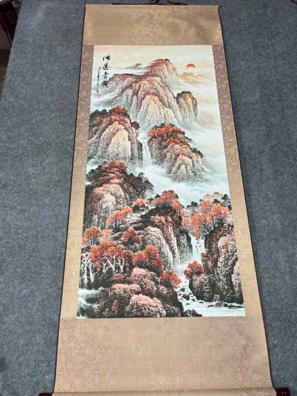 60×160《鸿运当头 新中式》国画