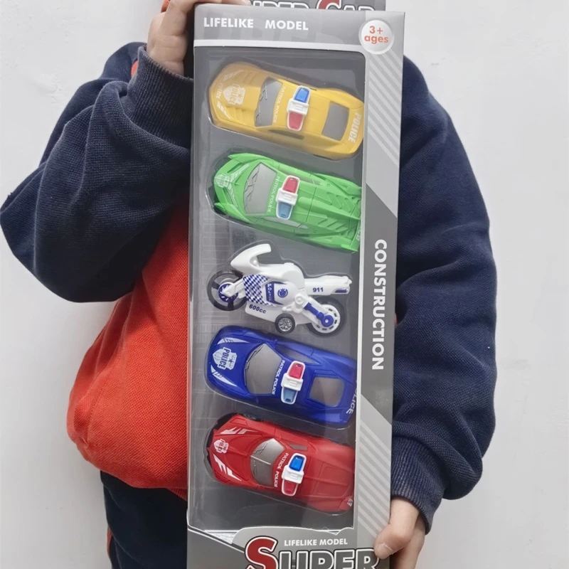 儿童套装回力工程车仿真消防车环卫车警车导弹车迷军事彩坦克玩具