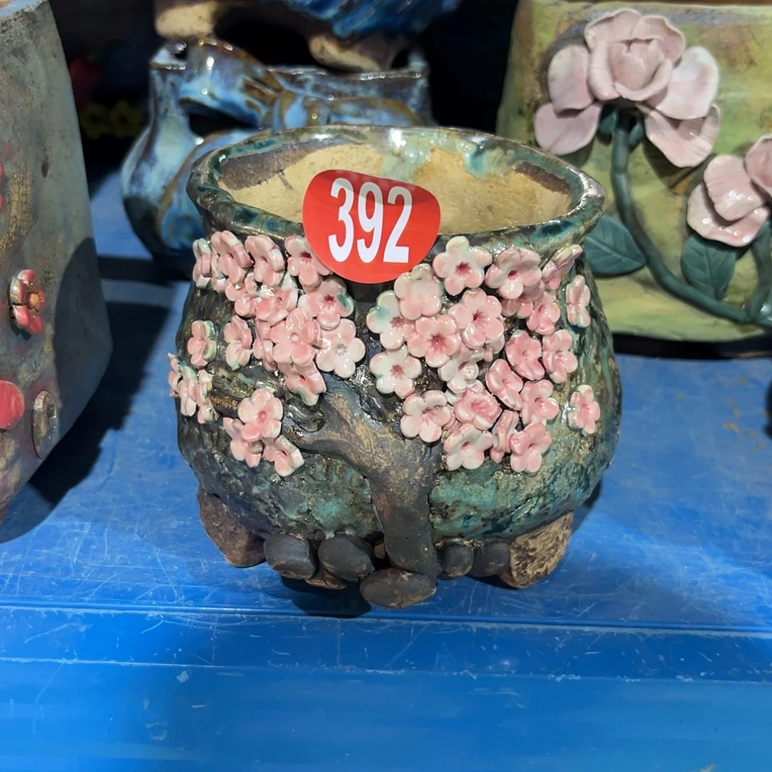 392 号陶然花器手工花盆