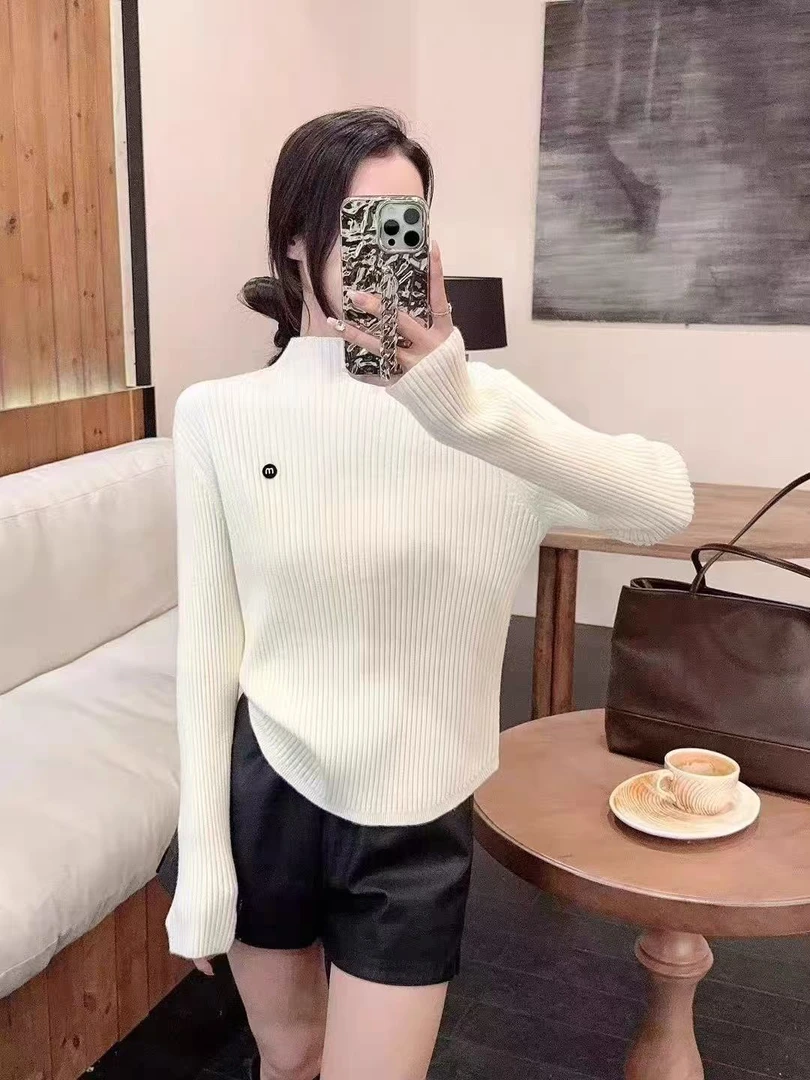 针织女毛针织衫蕾丝加绒打底毛衣圆领衫秋冬