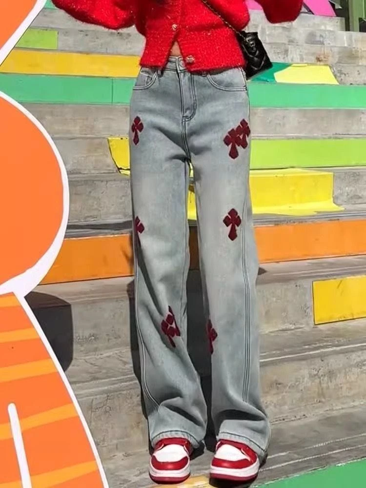 牛仔裤休闲裤子长裤